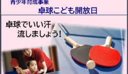 👀子ども卓球